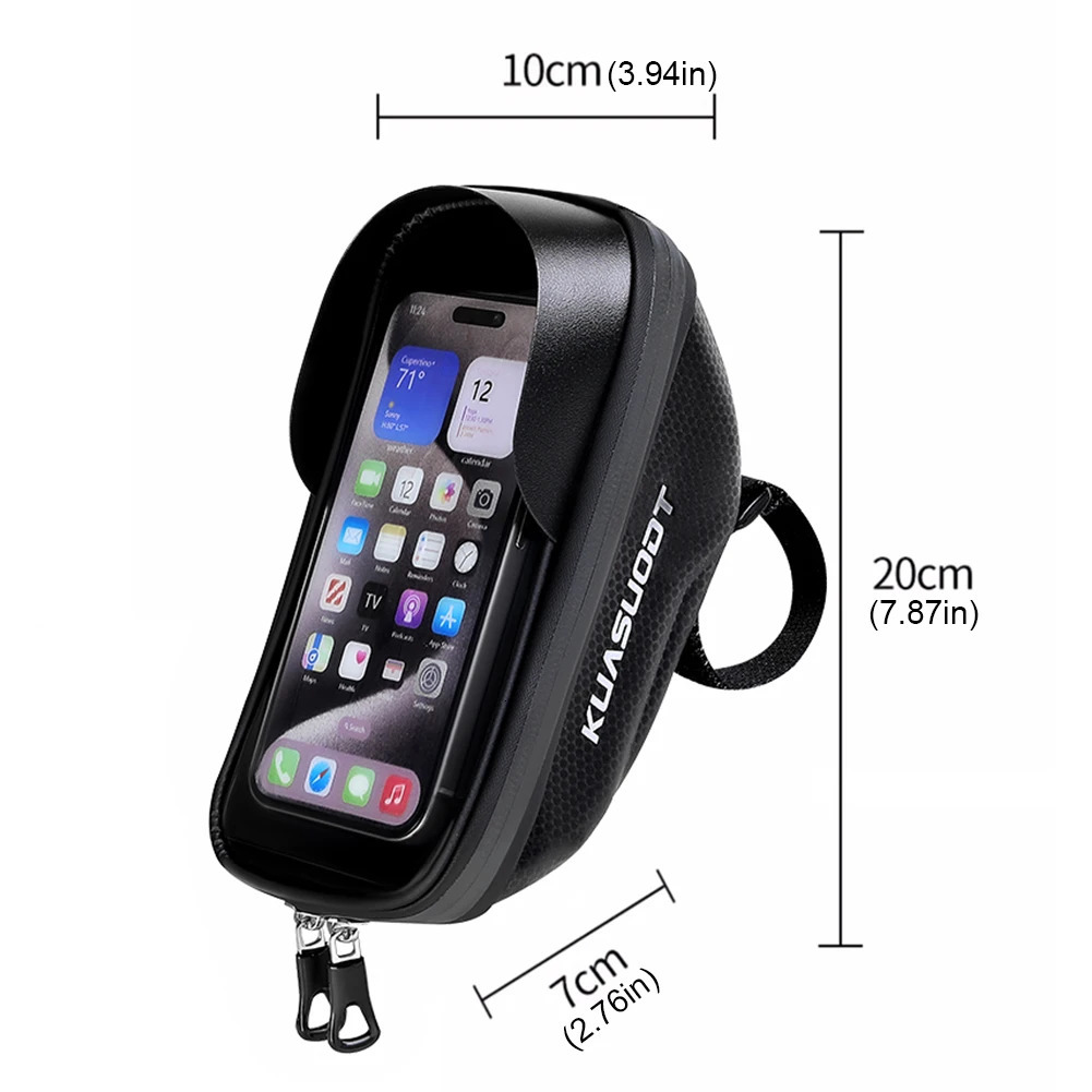 EVA Bicycle Front Frame Bag Large Capacity Handlebar Cell Phone Bag Cycling Phone Holder Bag for Men Bike Accessories Gift 250610