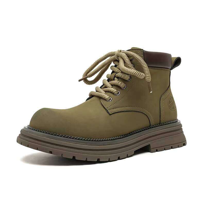 High Top Safety Shoes for Men Anti Smash Wear Resistant Comfortable and Lightweight Winter Boots