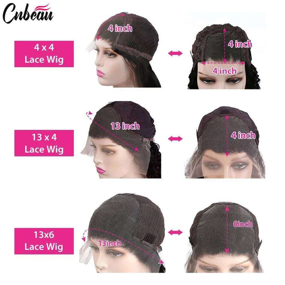 250 Density 13x4 13x6 Straight HD Transparent Front Human Hair Wig 50 52 Inch Pre Plucked Lace Frontal Wigs Bone Brazilian