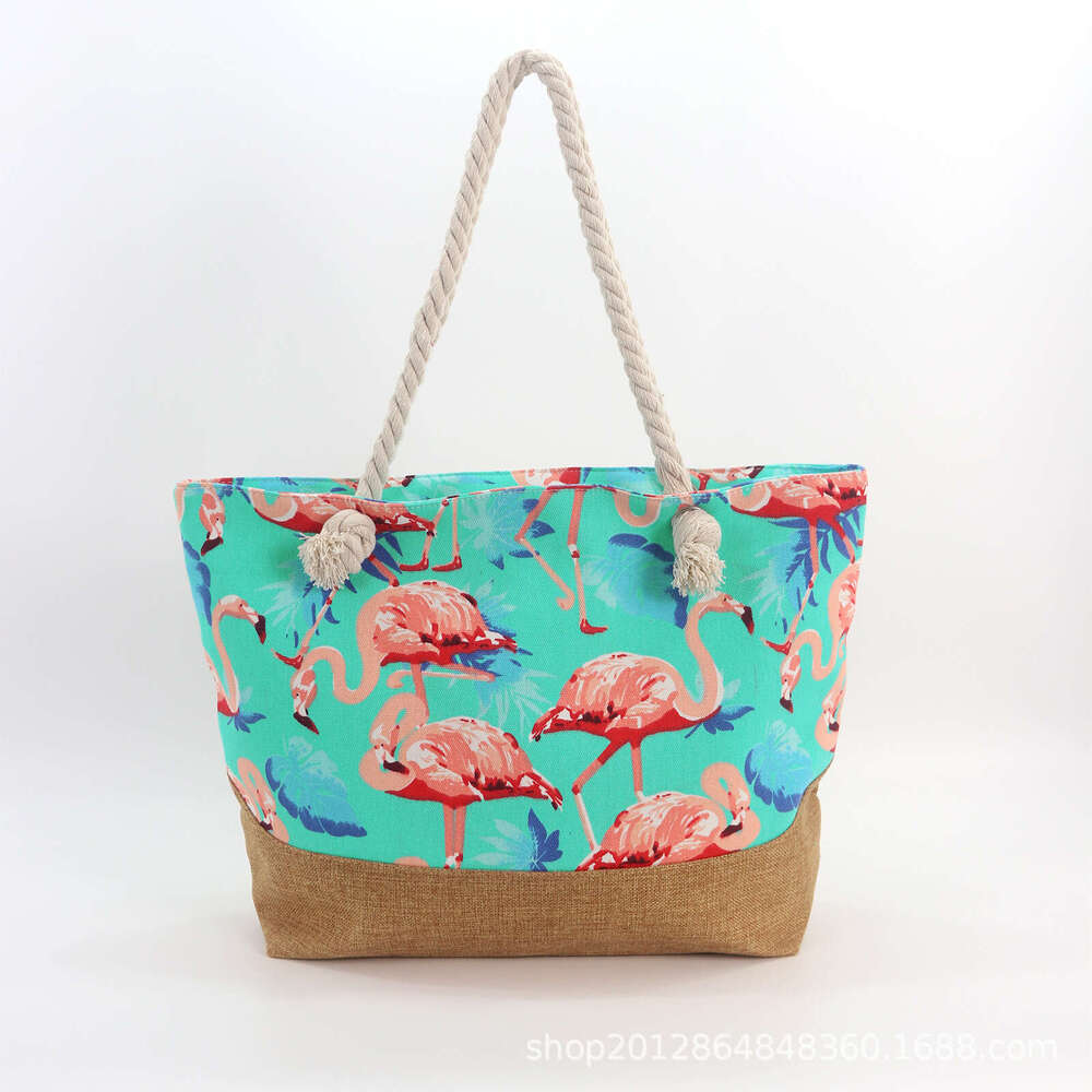 Tote Eco-Friendly Shopping Advertising Cotton Laminated Canvas Beach Bag Printed