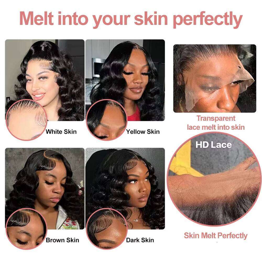 40Inch Loose Deep 13x4 13x6 360 Human Hair 250 Density Brazilian Water Curly Nature Wave HD Lace Frontal Wig Preplucked