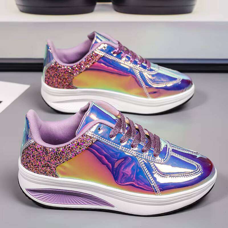 Hot Selling High Quality Outdoor Sports Platform Shoe Women's Casual Rocking Shoes