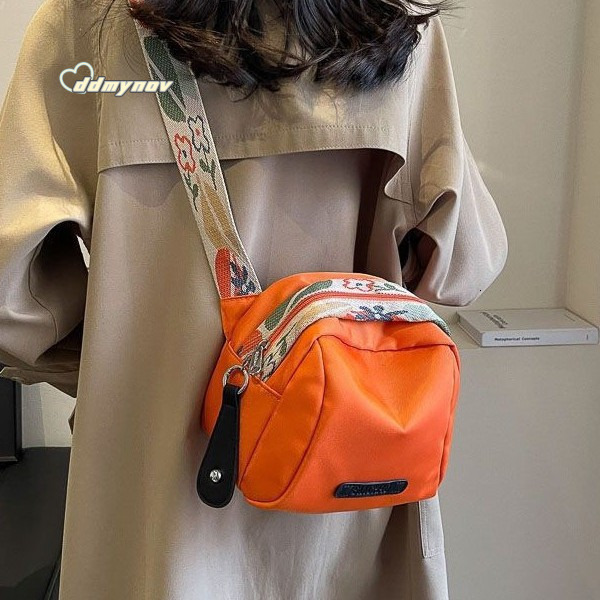 New Fashion Oxford Cloth Small Casual Versatile Lightweight Phone Coin Purse Women's Shoulder Crossbody Bag ddmynov