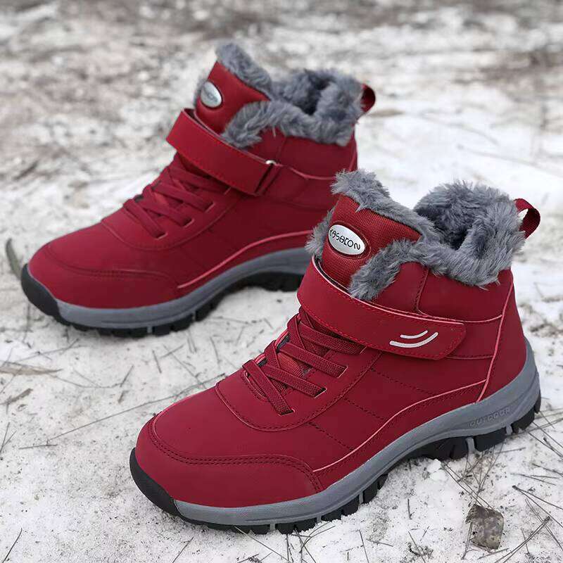 Hot Outdoor Fashion Top Sneakers Lightweight Thick Bottom Cotton Winter Warm High Quality Walking Shoes