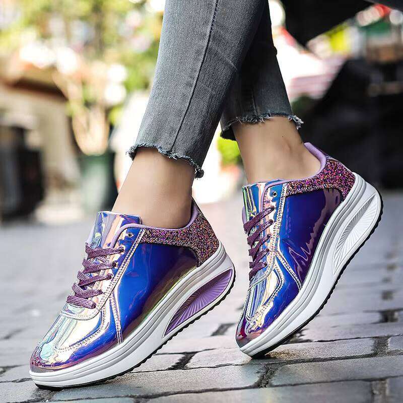 Hot Selling High Quality Outdoor Sports Platform Shoe Women's Casual Rocking Shoes
