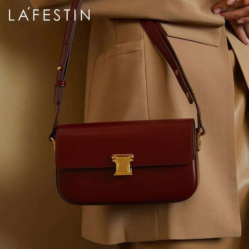 LA FESTIN Original Brand New Shoulder Crossbody Handbag Women Leather Small Square Bag Ladies Designer Fashion Bags