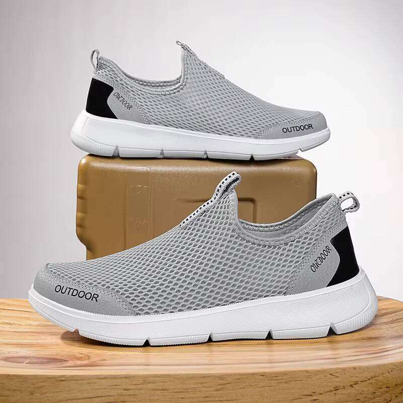 Factory wholesale cheap slip on sneakers big casual daily comfortable sport shoes for men size 48