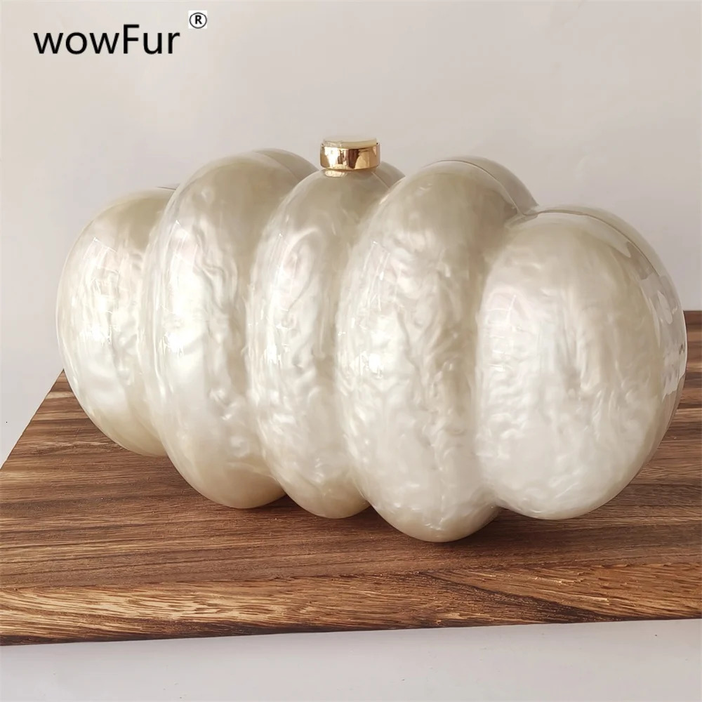 Beige Shell Women Shoulder Messenger Marble Acrylic Box Clutches Evening Lady Mini Summer Wedding Handbag And Purse 250605