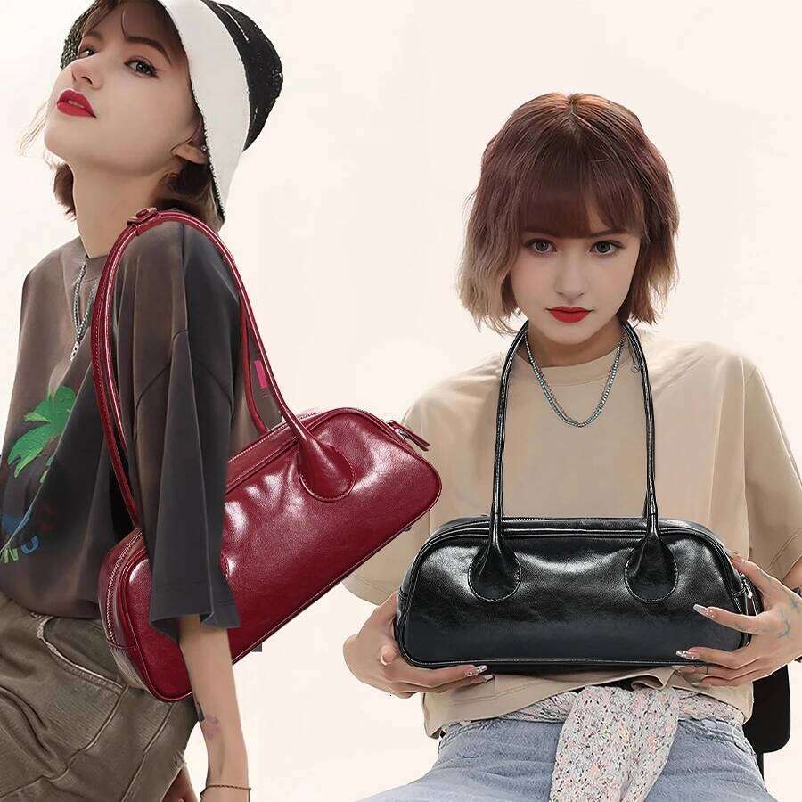 YANATARI Underarm Cowhide Genuine Leather Handbags Women Vintage Shoulder Female Korean Bag High Quality 2025