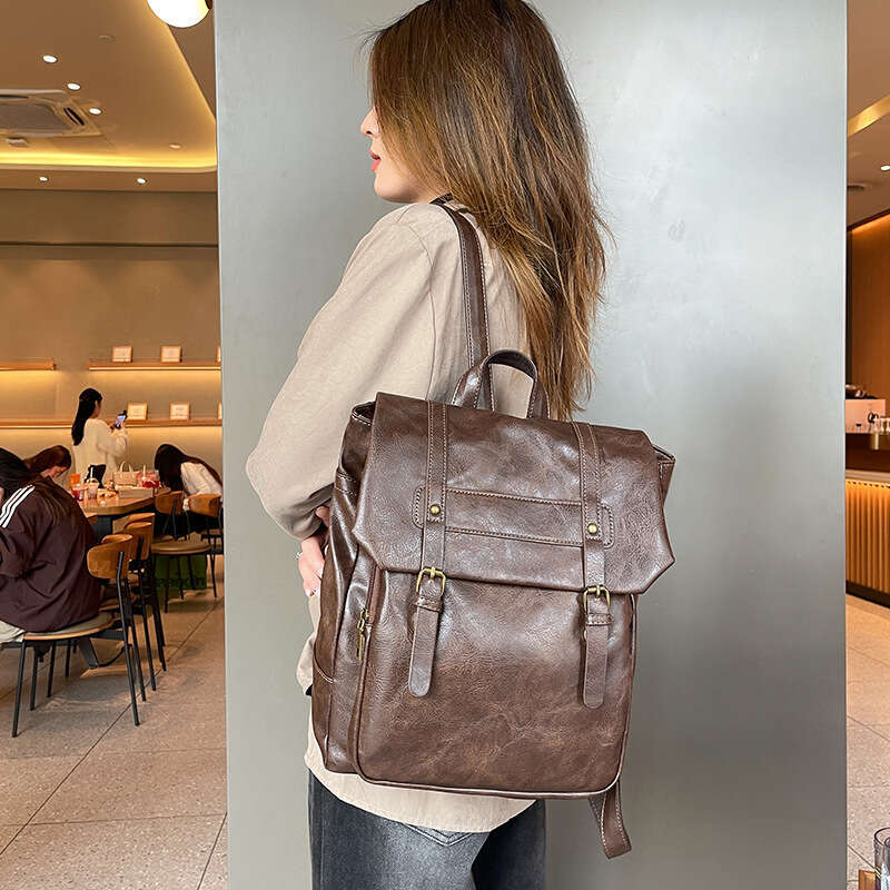 High-End Large Capacity Backpack for Women 2025 New Simple Fashion College Student Book Bag
