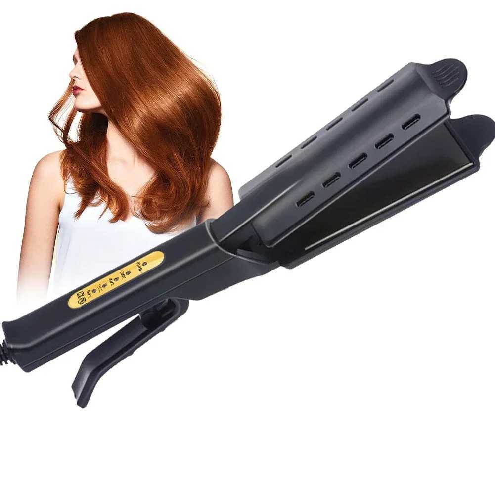 Professional Hair Straightener Iron Ceramic Wide Hair Flat Iron Four-level Temperature Control Styling Tool for All Hair Types W250610