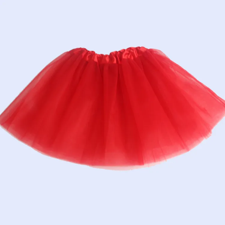 Top Quality candy color kids tutus skirt dance dresses soft tutu dress ballet skirt 3layers children pettiskirt clothes WCW690 ZZ