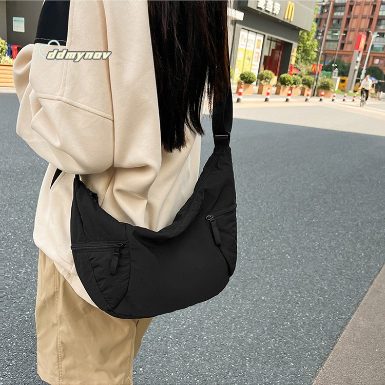 Upgraded Lujia Same Style Croissant Single Shoulder Large Capacity Multifunctional Bag High-end Crossbody Backpack for Women ddmynov