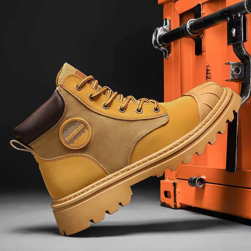 Factory Casual Autumn slip Durable Combat Short Boots Men's Impact and Anti Sting Labor protection