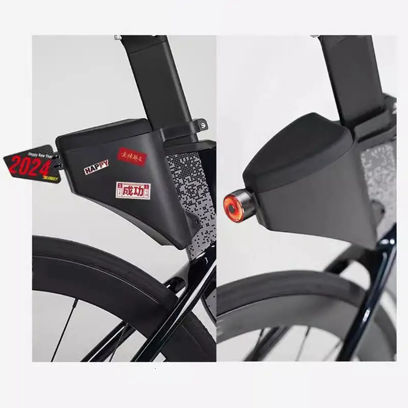 Bikes Saddle Bag Large Capacity Bikes Frame Bag Bicycles Saddle Bag Streamlined Rear Rack Bag Bicycles Rack Bag For Tools Spare 250610