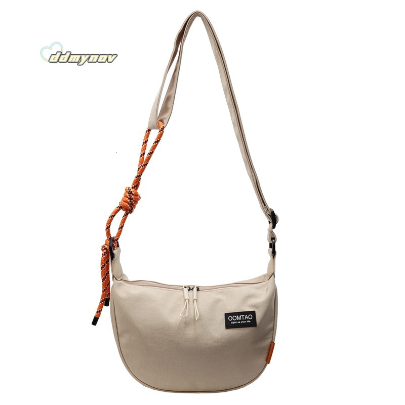 Colorful Rope for Women, Students, Men, Single Shoulder Outdoor Travel Versatile Dumpling Bag, Sports Casual Crossbody Bag ddmynov