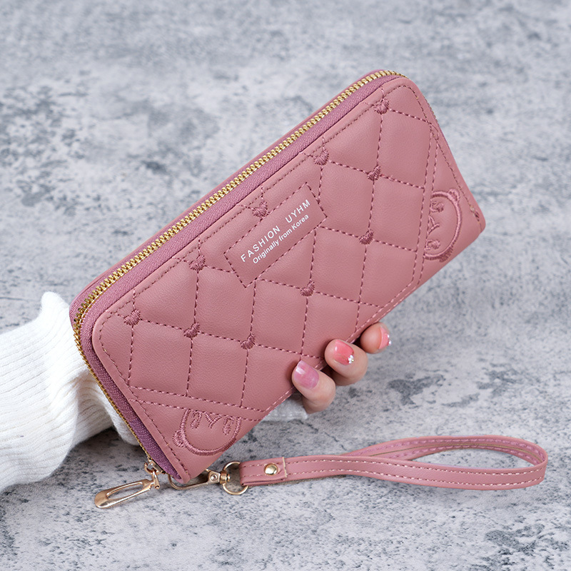 Free Shipping 2025 Designer Bag Women's Long Zipper Multifunctional Wallet Large Capacity Mobile Phone Bag Exquisite And Practical Trendy Coin Pu