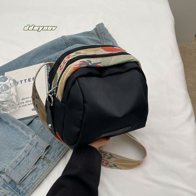 New Fashion Oxford Cloth Small Casual Versatile Lightweight Phone Coin Purse Women's Shoulder Crossbody Bag ddmynov