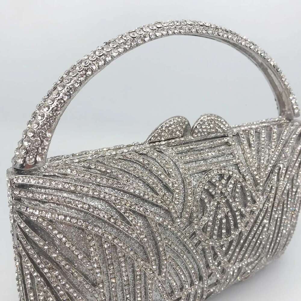 Women Clutch Evening Bag Wedding Crystal Lady Cell Phone Pocket Purse Female Sparkly Wallet for Party Gift