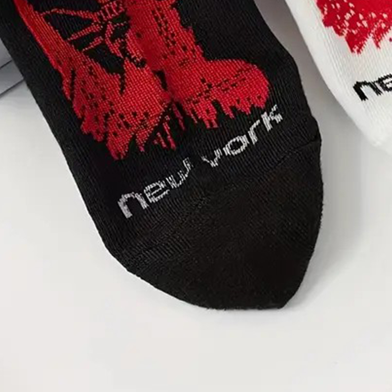 Spring/Summer Ladies' Invisible Footwear: Elegant Portraits On Seamless Black and White Sock Pairs