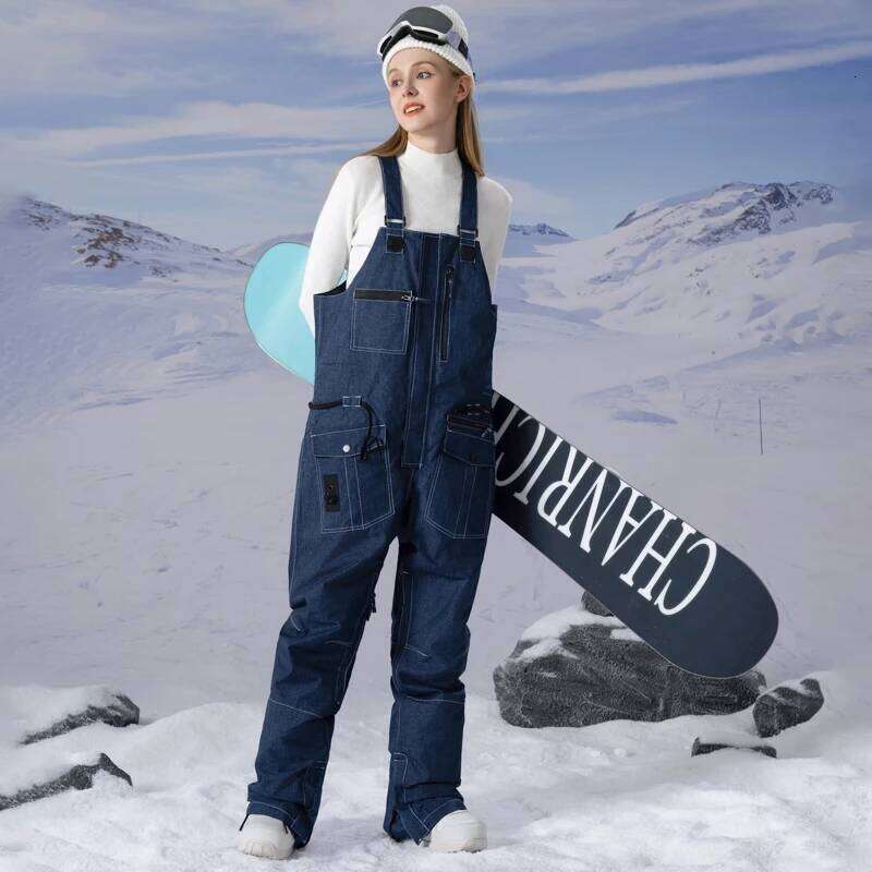 Ski Pants for Men and Women, Windproof, Waterproof, Thicken Snow Pants, Outdoor Sports, Snowboarding, Breathable Jean Trousers