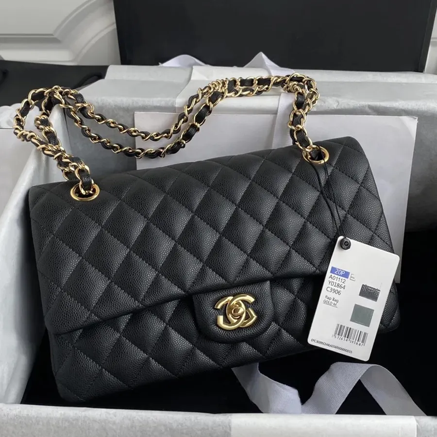 Designer Bags Luxury Shoulder bag Crossbody 10A High Quality Quality Caviar Style Litchi Leather Hardware Hardware Square Luxury Tote Bags Multicolor Handbags 01