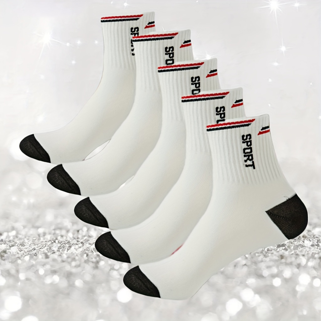 Mesh Fabric Breathable Sports Socks Featuring Comfort-Cushioned Sole for Enhanced Performance