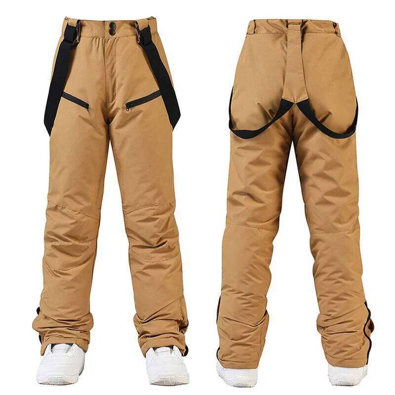 Winter Unisex Ski Windproof Waterproof Snowboard Wear Outdoor Warm Snow Sports Pants Men Women Skiing Trousers