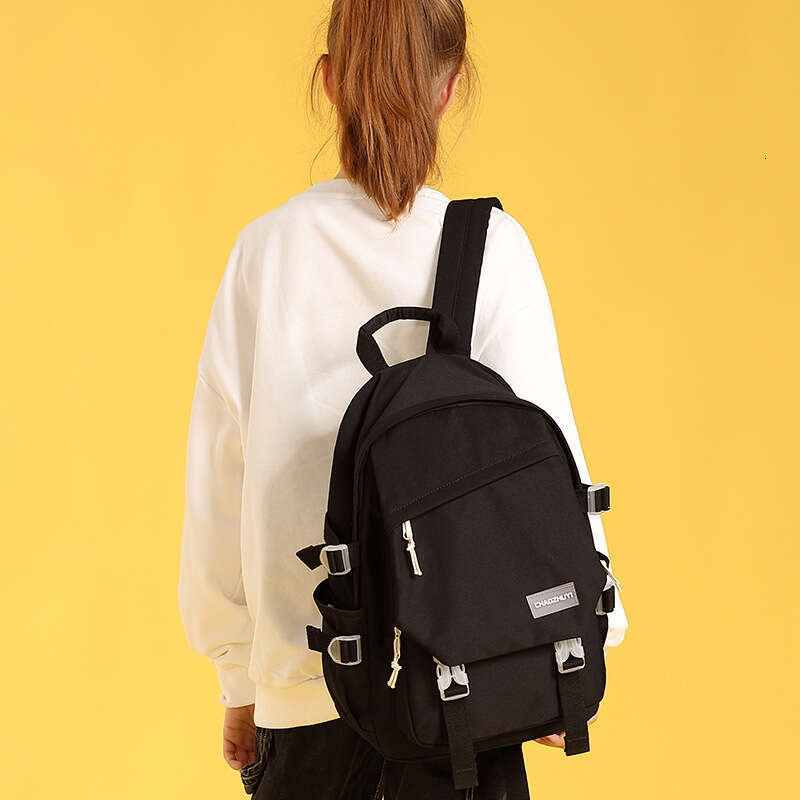 Women Fashion Korean Harajuku Ins Style Simple Lightweight Trendy Versatile Student Backpack For Middle School Students