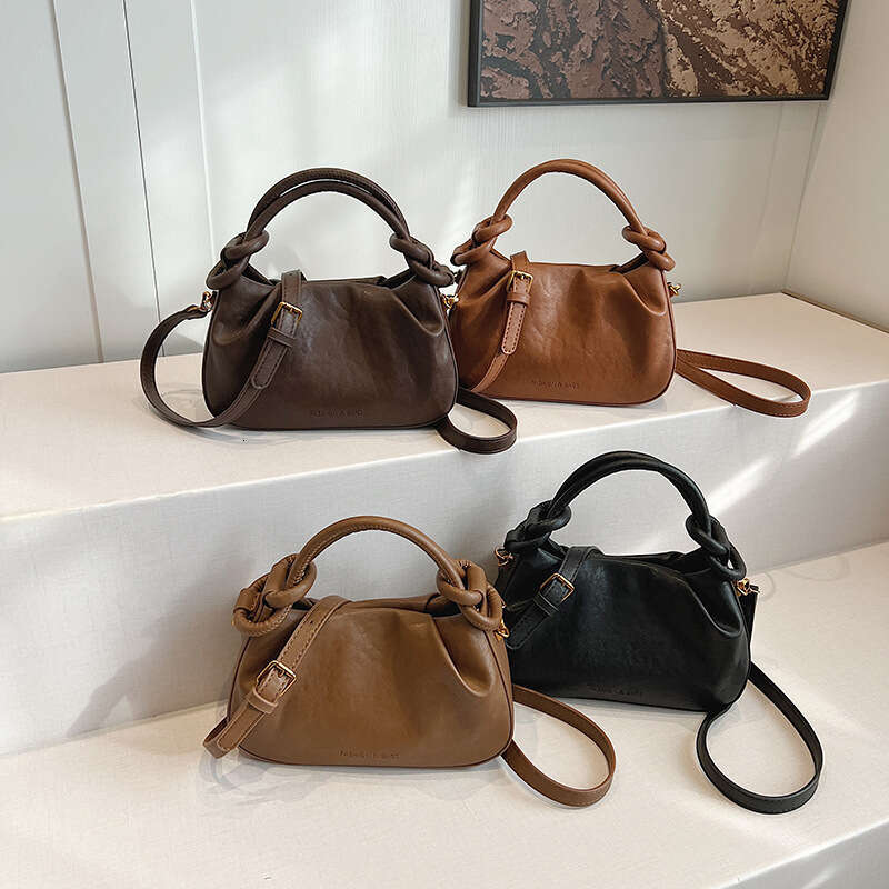 High-End Niche Single Shoulder For Women 2025 New Style Ladies Pleated Handbag Dumpling Chain Crossbody Bag