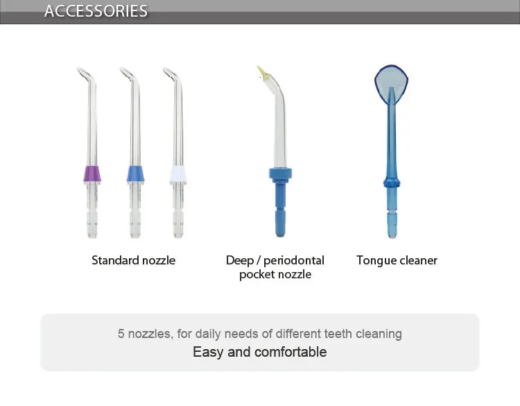 Waterpulse Oral Irrigator Dental Water Pick Jet Flosser Thread Dentistry Cleaning Kit Teeth Mouth washing Machine Mouthwasher 250605