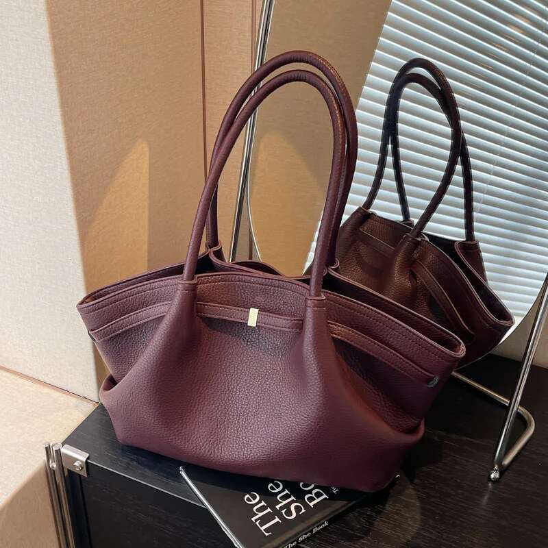 French Large Capacity Premium Underarm Single Shoulder Commute Tote Bag For Women 2025 New