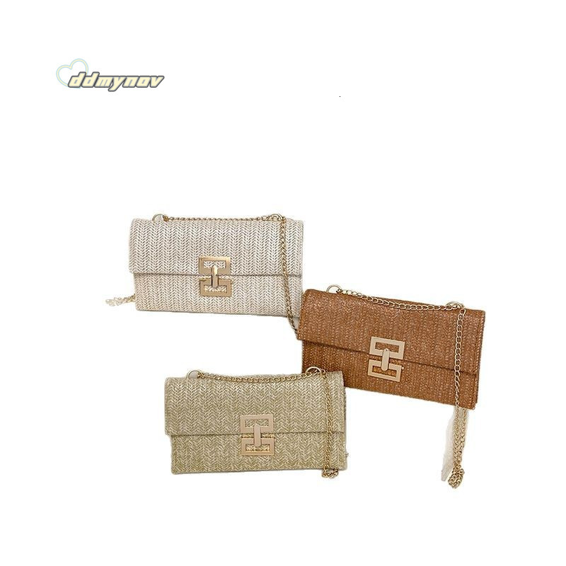 Clutch Casual 2023 Spring Summer New Style Straw Woven Women's Bag ddmynov