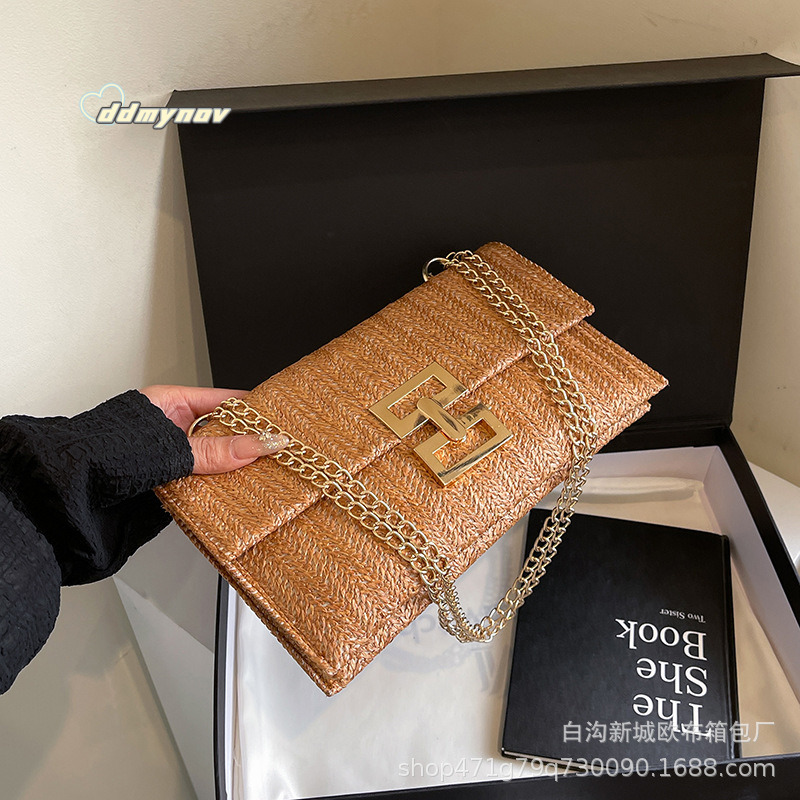 Clutch Casual 2023 Spring Summer New Style Straw Woven Women's Bag ddmynov