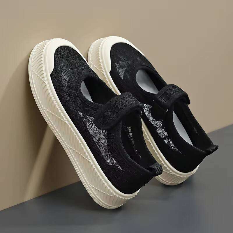 Large Size Hot-selling Fashionable and Versatile Women's Casual Summer Hollow Breathable Shoes