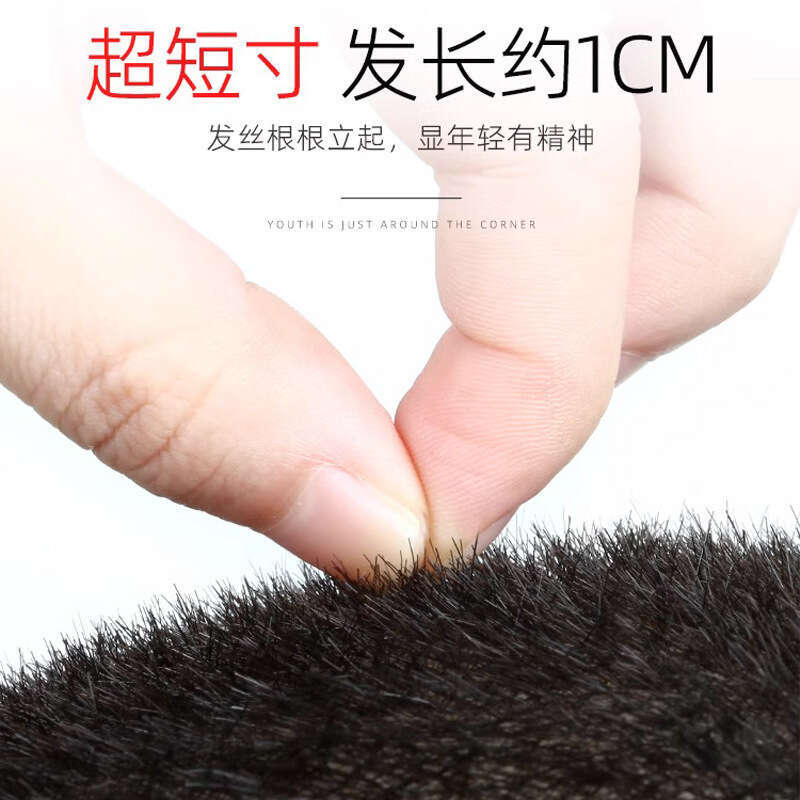 Biological Scalp Piece Guo Degang Hairstyle Bald Men's Wig Real Top Hair Patch