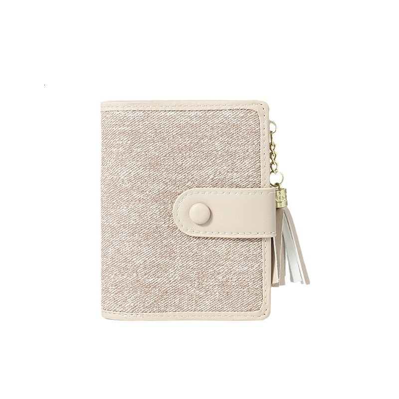 Free Shipping 2025 New Designer Bag High-end Short Coin Bag INS Style Tassel Women's Wallet Exquisite And Practical Simple Card Bag