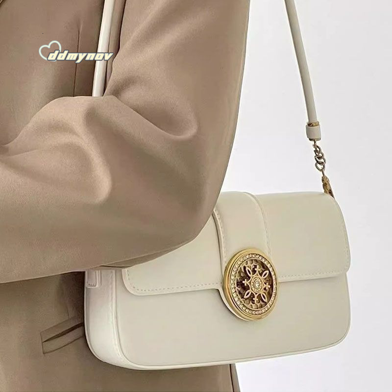 Underarm Baguette for Women 2023 Summer New French Style Niche Light Luxury Exquisite High-Quality Texture Single Shoulder Crossbody Bag ddmynov