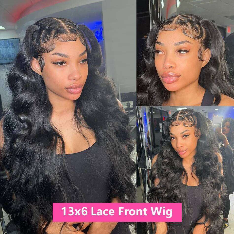 Glueless Body Wave Front Human Hair 13x6 Frontal Wig 7x5 HD Transparent Lace Closure Wigs Sale