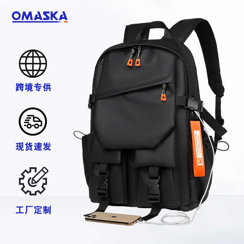 Large Capacity Backpack Middle Student Junior High School University Casual Fashion Trendy Double Shoulder Bag