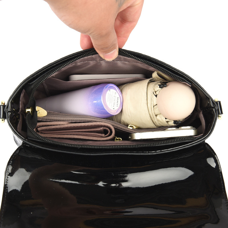 Free Shipping Luxury Women's Designer Genuine Handbag Leather Small Square Bag Casual Shoulder Crossbody Bag Versatile Large Capacity Middle-aged
