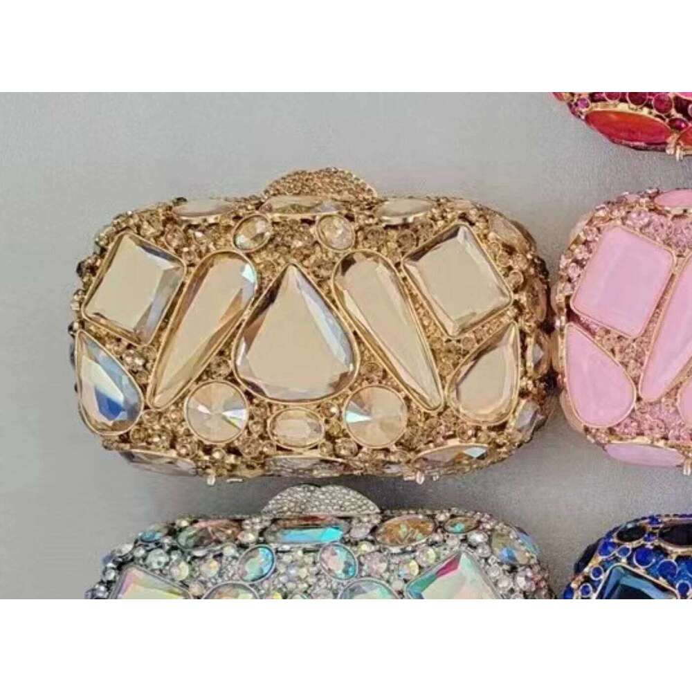 Women Rhinestone Evening Designer Handbags Crystal Banquet Party Bags Fashion Dress Stone Bag Shiny Dinner Clutch