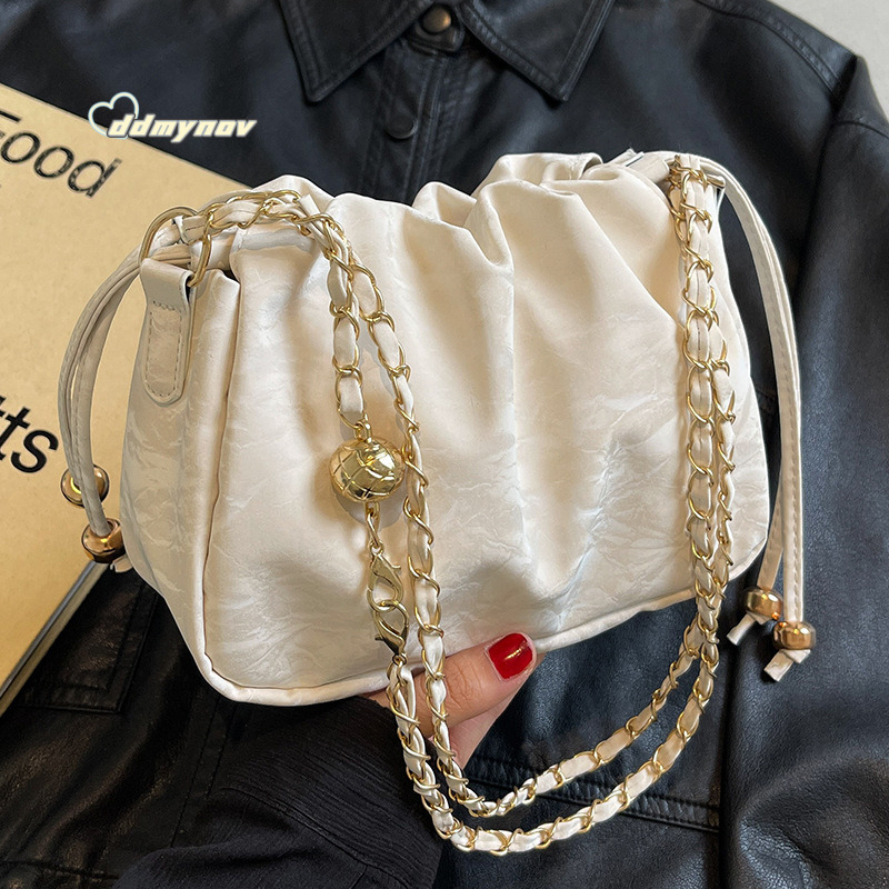 Trendy Women's 2024 New Crossbody Ins High-end Fashion Versatile Shoulder Chain Bags for Women ddmynov