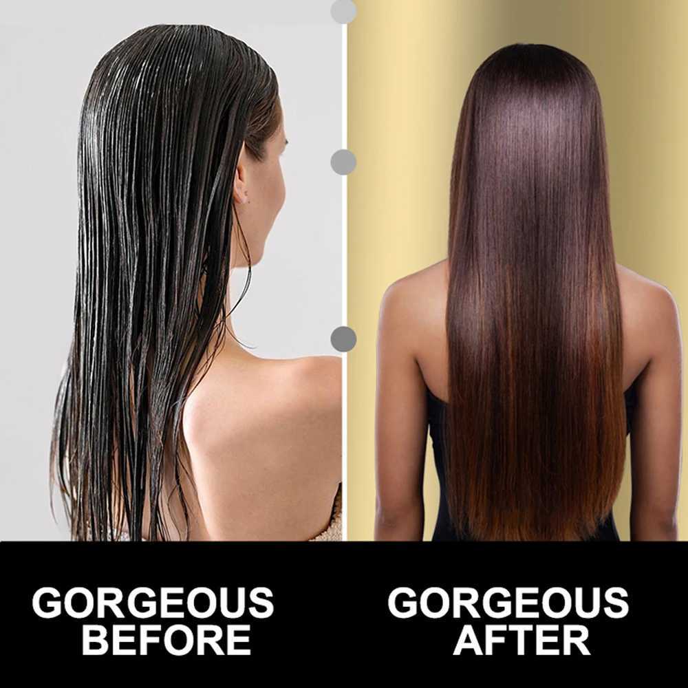 Professional Hair Straightener With Hot Air Ionic Hair Flat Iron 230 C Ceramic Coating Plate Hair Styler W250610