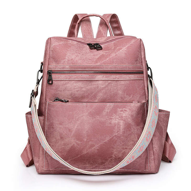 Cute Women's Lightweight Girls' Backpack Large Capacity Casual Travel Dual-Use Shoulder Bag B5