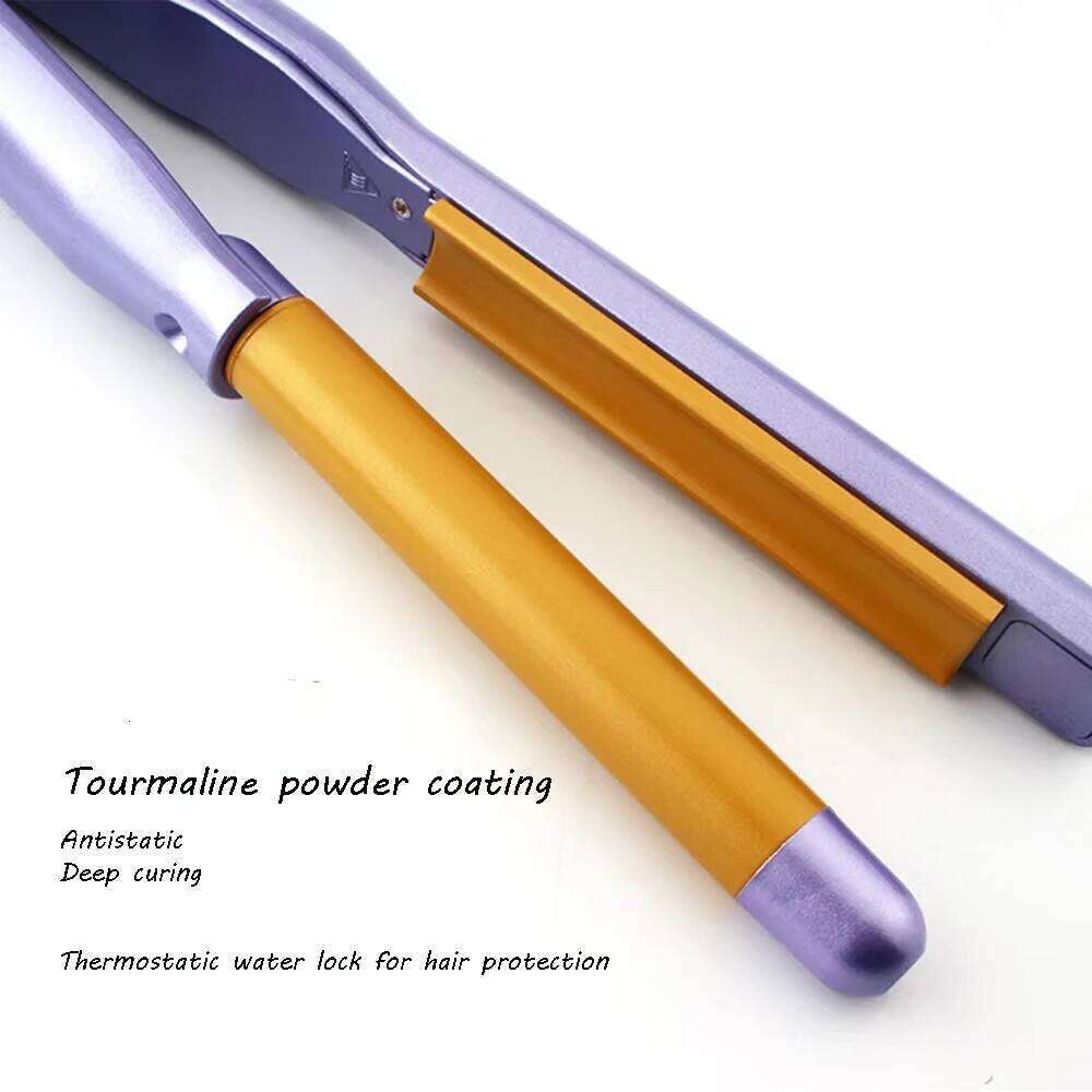 High Top Fluffy Pad Root Wavy Multi-function Round Electric Curling Iron Hair Straightener Tool