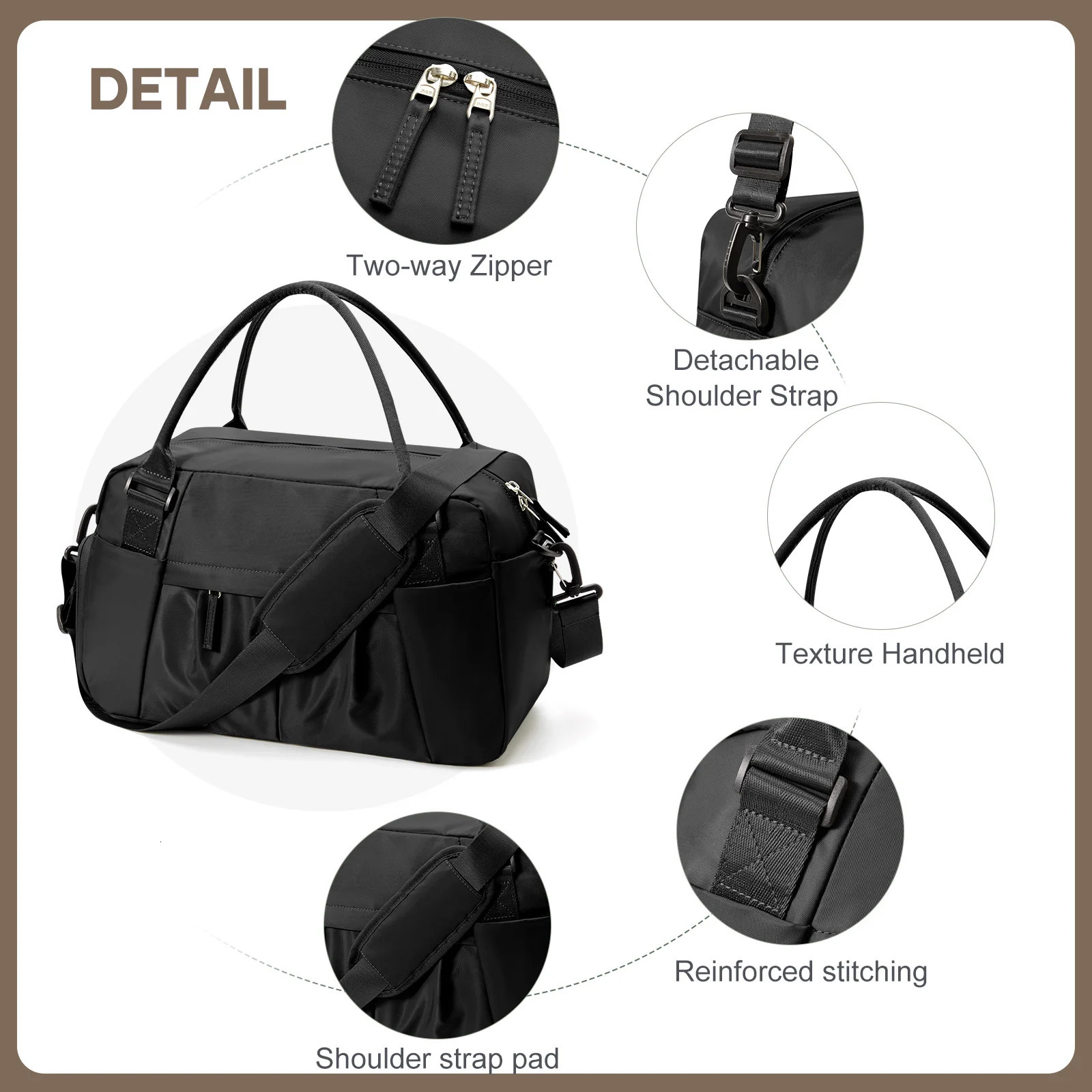 Gym Travel Bags for Women Men Hand Luggage Handbags 40x20x25 Ryanair Bag Waterproof Shoulder Exercise Fitness Bag 250605