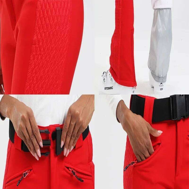 Skiing Pants Women Sport Overall Windproof Waterproof Snow Clothing Mountain Slim Snowboard Wear Outdoor Winter Ski Trousers