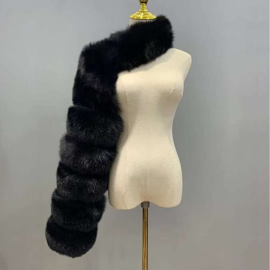 2023 New Autumn Winter Women Faux Fur Long Sleeve Shawl Coat