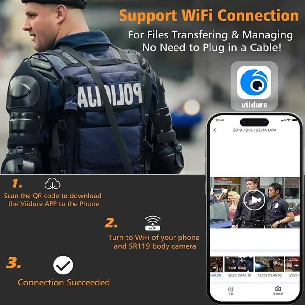 128GB Handheld Action Camera Wifi Pocket Camera HD Display WiFi Wireless Video Recorder Built-in Fill Light 180rotate Sport Cam R250610